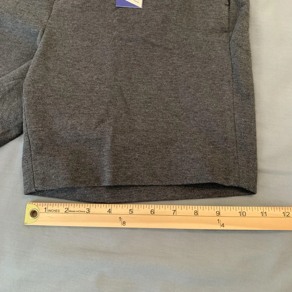 /artefact/‎ Shorts Mens 34 Gray Jersey Chino Stretch Knit Casual Golf Pockets